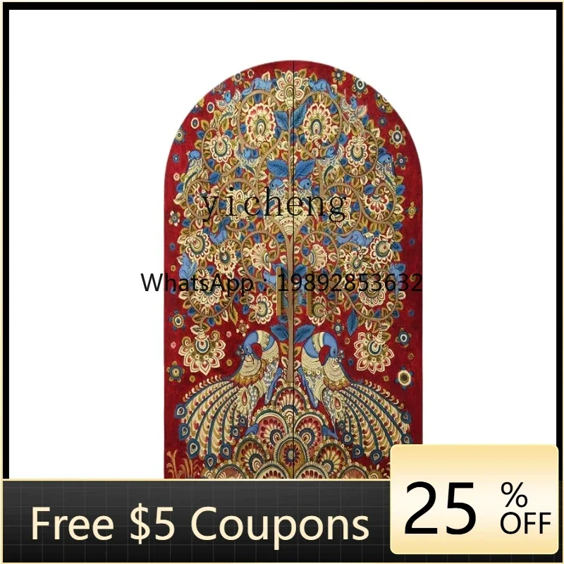 

ZZ Affordable Luxury Style Pachira Macrocarpa Household Bedroom Solid Wood Wardrobe Living Room Storage Organizer Cabinet