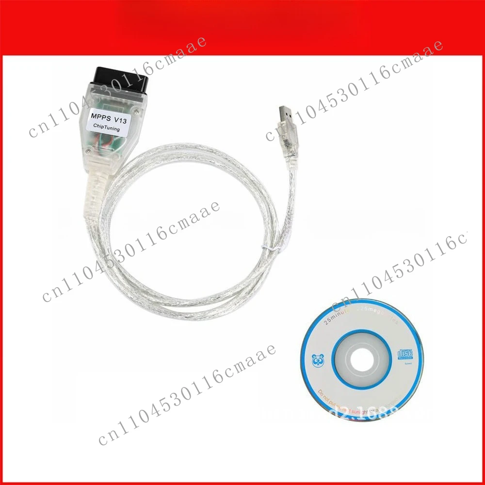 MPPS V13.02 ECU Chip Remap Tuning Flash USB OBD2 Cable