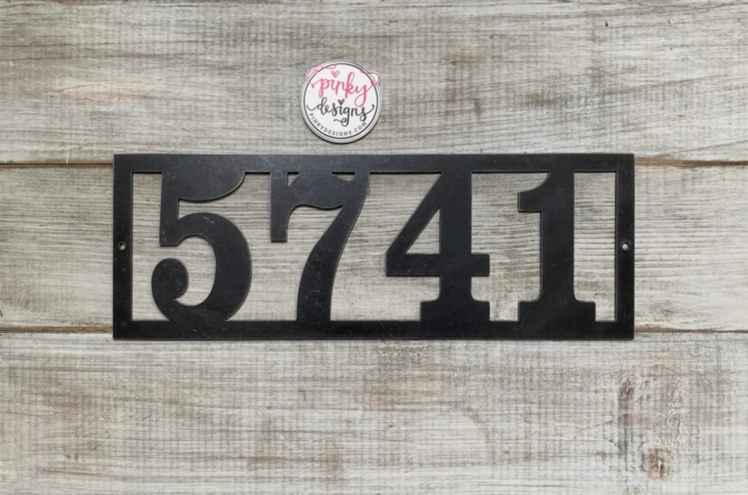 

Personalized Metal House Numbers Address Sign Framed Numbers Sign Metal Style A21 Customized Modern Decor rengoku