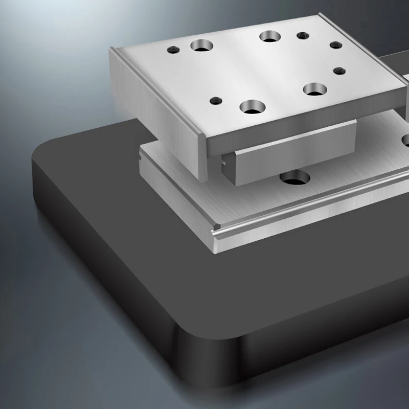 Universal Sliding Base For Microscope MECHANIC iSlide Pulley Guide Rail Design Adjust Aluminum Alloy Sandblasted Base