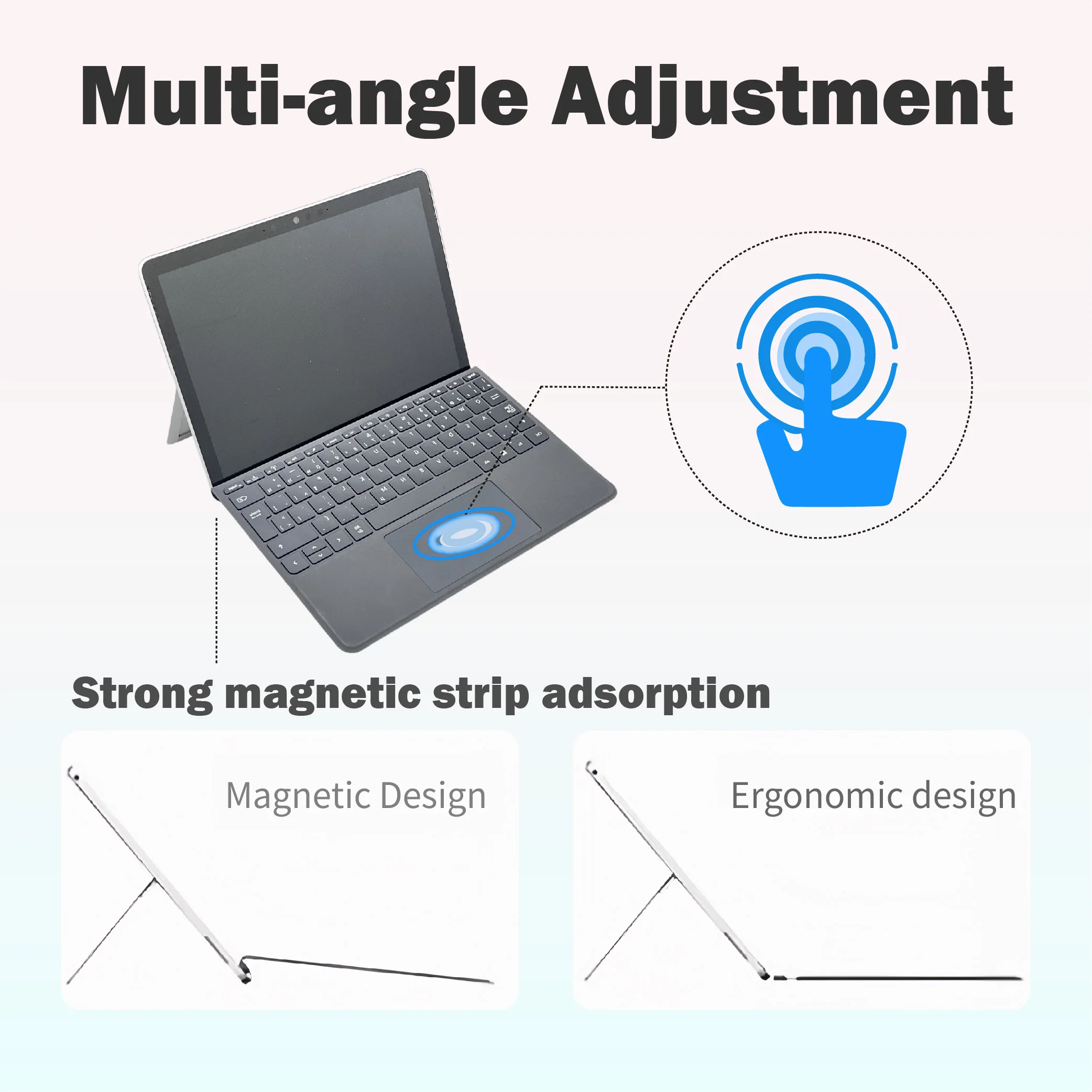 لوحة مفاتيح مع لوحة التتبع 1943 لأجهزة الكمبيوتر المحمول Microsoft Surface Go 1/2 Gen 2020 2022 100% جودة عالية