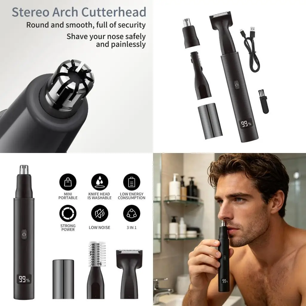 J6PE Protective Cover Electric Nose Hair Trimmer Easy Cleaning Maintenance Tool