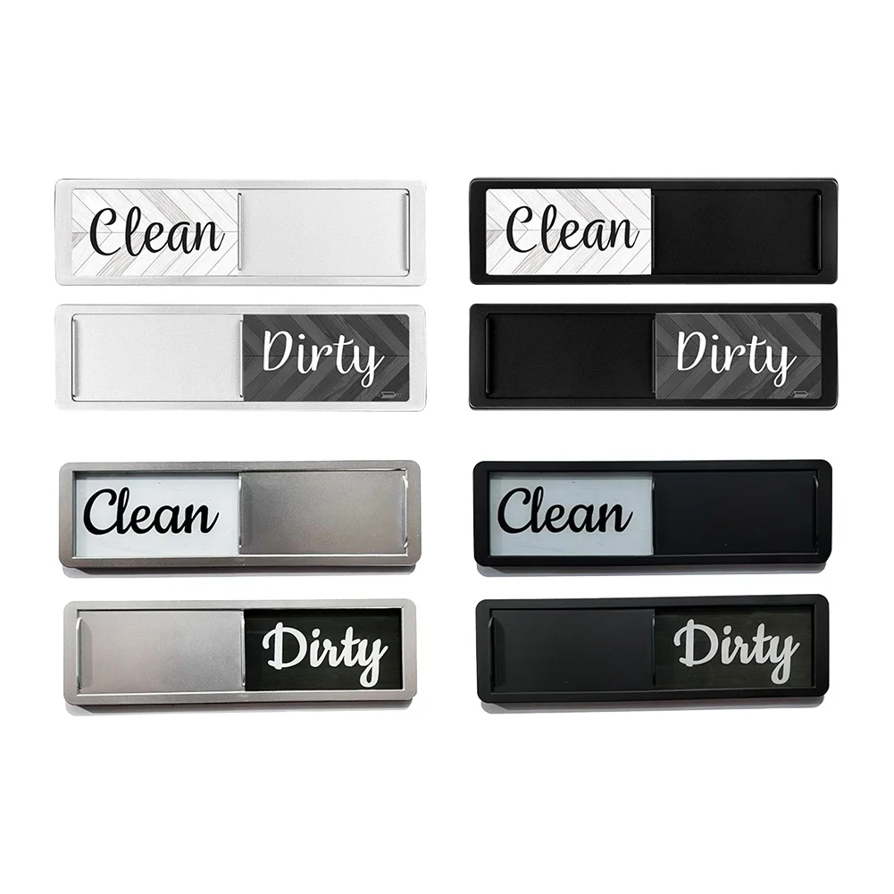 Clean Dirty Sticker Double-Sided Magnetic Refrigerator Sticker Dishwasher Magnet Stickers for Dishwasher Indicator Fridge