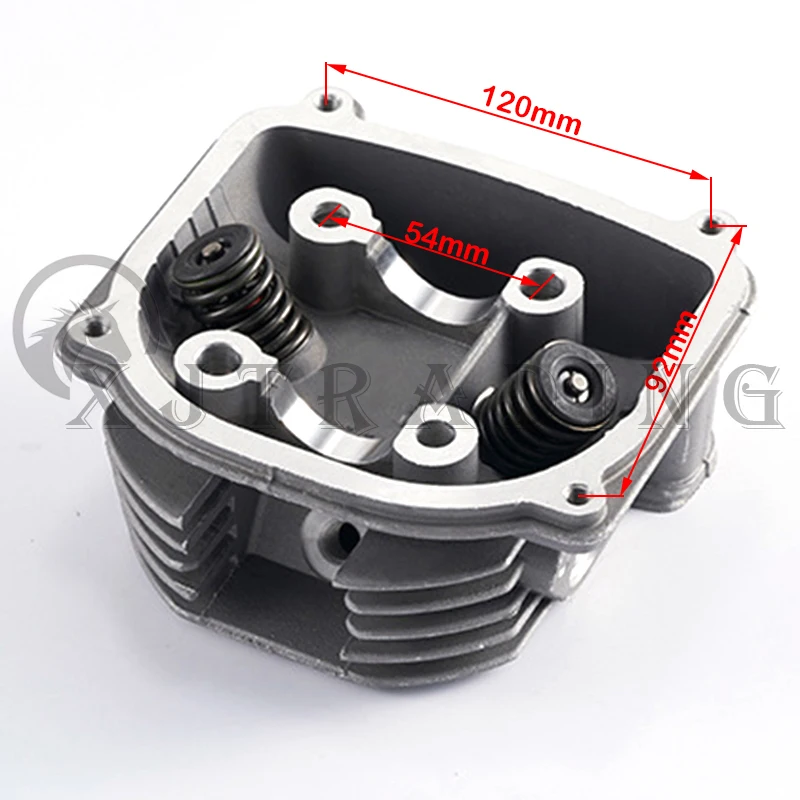 GY6 125cc 150cc Cylinder Head Assembly 52.5mm 57.4mm NON-EGR Scooter Moped ATV GO KART 152QMI 1P52QMI Motorcycle Accessories