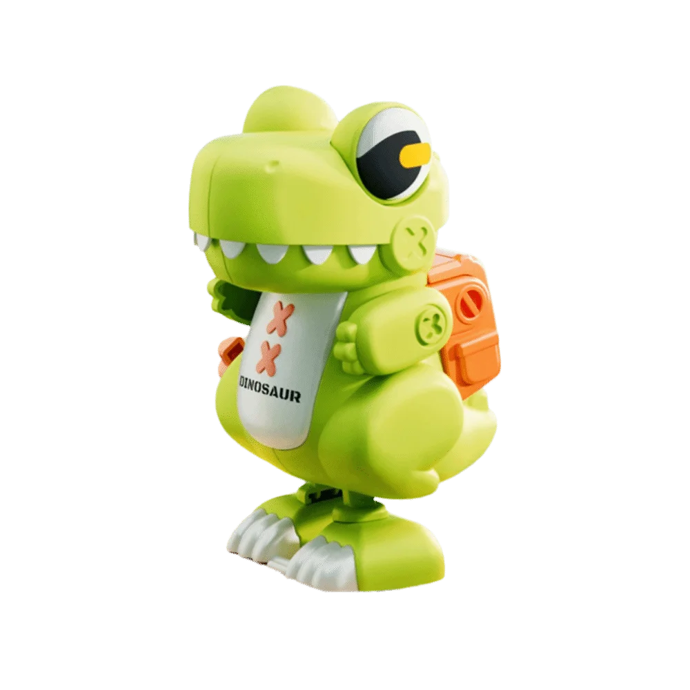 Miniature Walking Simulation Dinosaur Simulation Design Clockwork Mechanism Wind-Up Wind-Up Function Puzzle Children's