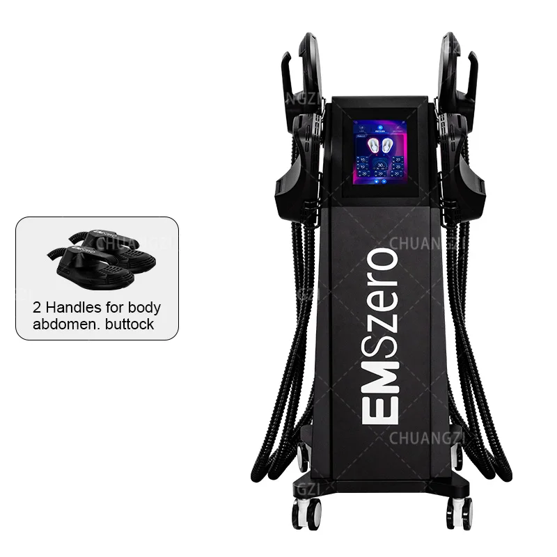 14 Tesla EMS Machine 6000W Hi-emt EMSSLIM NEO Technology Muscle Stimulation Body Sculpting  Slimming Emszero for Salon RF