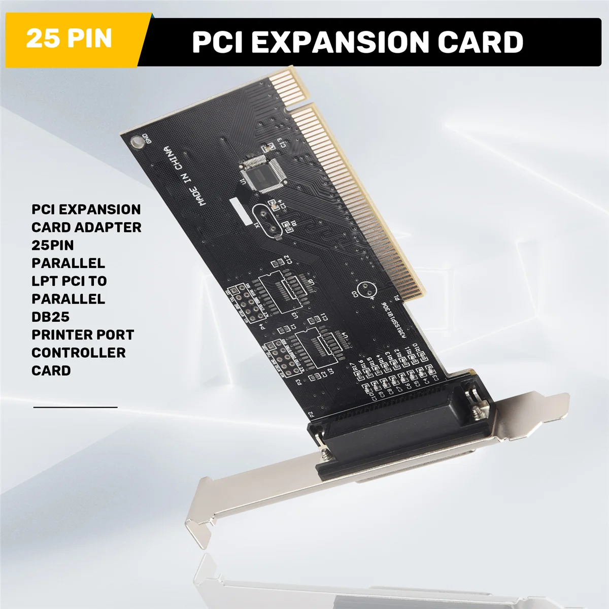 

Модернизированная 25-контактная параллельная карта контроллера порта принтера Pci с параллельным портом Db25