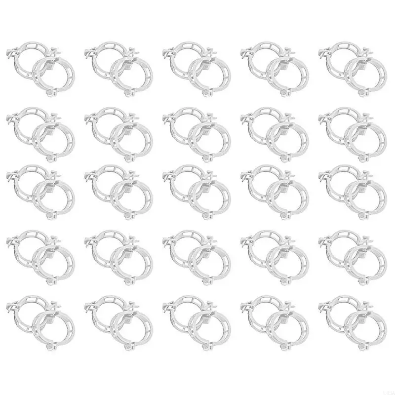 L43A 100/150/200/300/400/600Pcs Plant Support Clips Tomato Clip Vine Fixing Clips