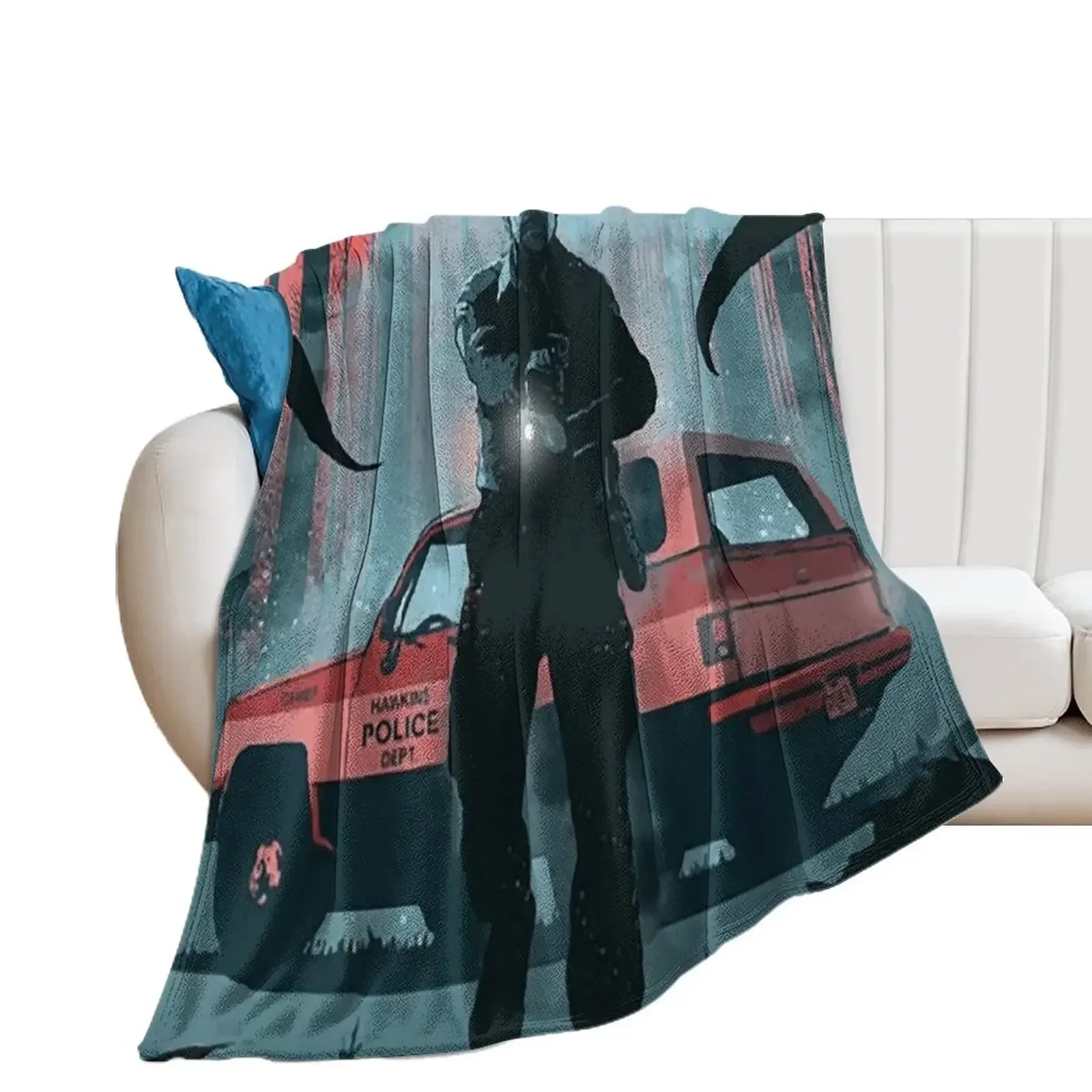 Jim Hopper - Blazer - Car Legends Throw Blanket Sofas wednesday Hairy Custom Blankets