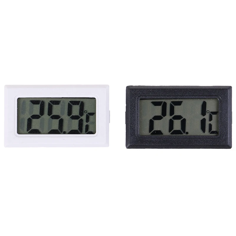 1pc mini digital lcd temperatura medidor de umidade termômetro higrômetro interior