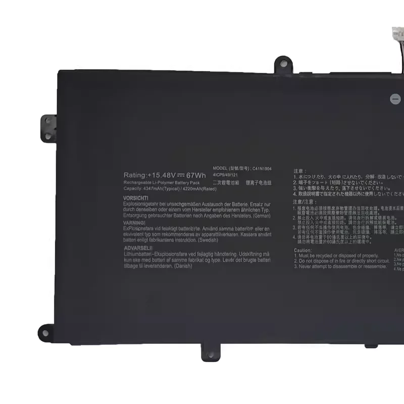 Imagem -04 - Bateria do Portátil para Asus Zenbook C41n1904 Ux363ea Ux425ia Ux325ja Ux393ja Ux325eaux425ia Ux425ja 15.348v 67wh