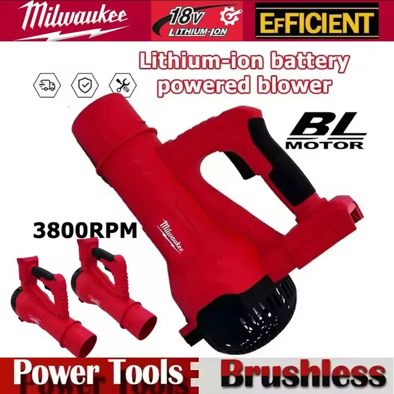 

Milwaukee 38000RPM Cordless Air Blower Brushless Handheld Leaf Jet Turbo Blower For Milwaukee 18V Battery Power Tool