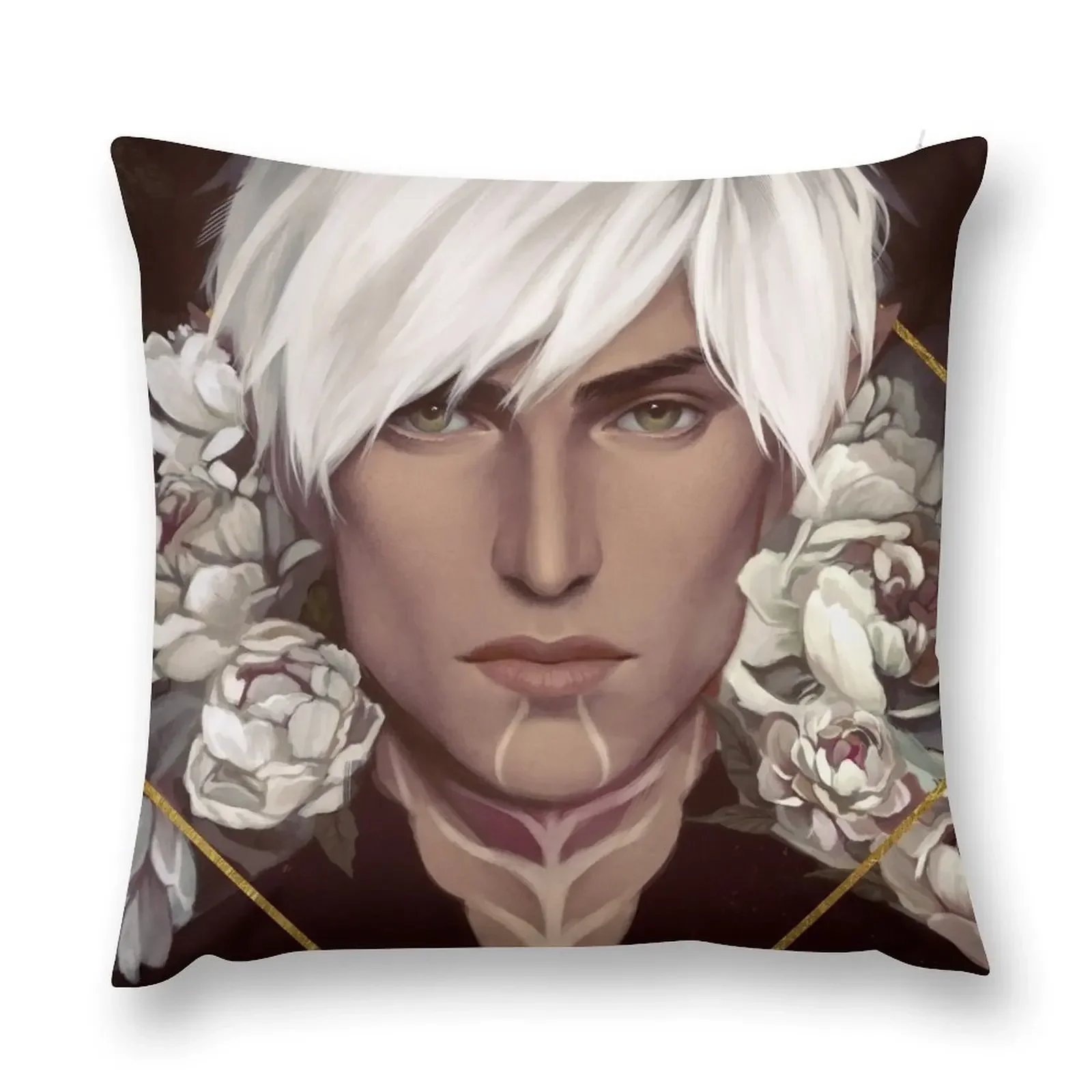 

Dragon Age: Fenris Throw Pillow Decorative Cushion Cover Christmas Pillows Pillow Case Christmas Covers pillow