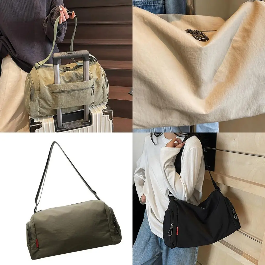

D46D Travel Duffle Bag Weekender Overnight Bag Workout Gym Toted Bags for Women Girls Shoulder Bag Gifts Water Resistant