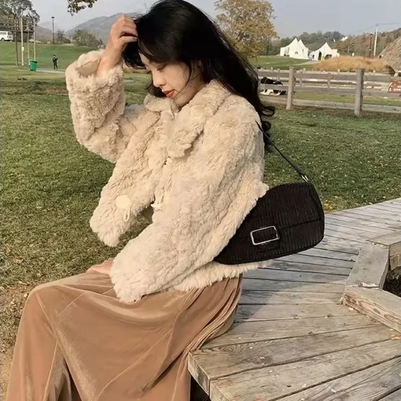 Winter Jacket Coats Women Lovely Basic Clothes Ins Stylish Warm Long Sleeve Korean Sweet Style Cozy Chic Elegant Feminine Casual