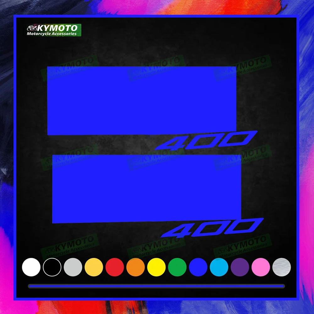 

Для ninja 400 ninja 400 аксессуары для мотоциклов, наклейки, украшение обтекателя, топливный бак, логотип двигателя, светоотражающая водонепроницаемая наклейка