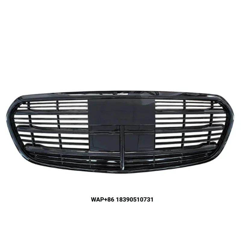 Car Front Bumper Grille for BENZ S Class W223 Center Mesh S400 450 2021+ High Quality Hot Selling Cheap