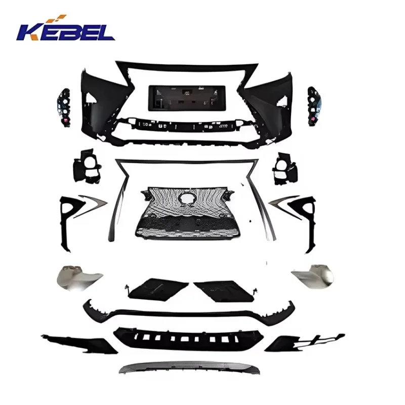 

Автозапчасти для кузова, бампер в сборе, OEM комплект переднего бампера автомобиля для Toyota Lexus 2009-2013 Rx, обновление до 2016 г.