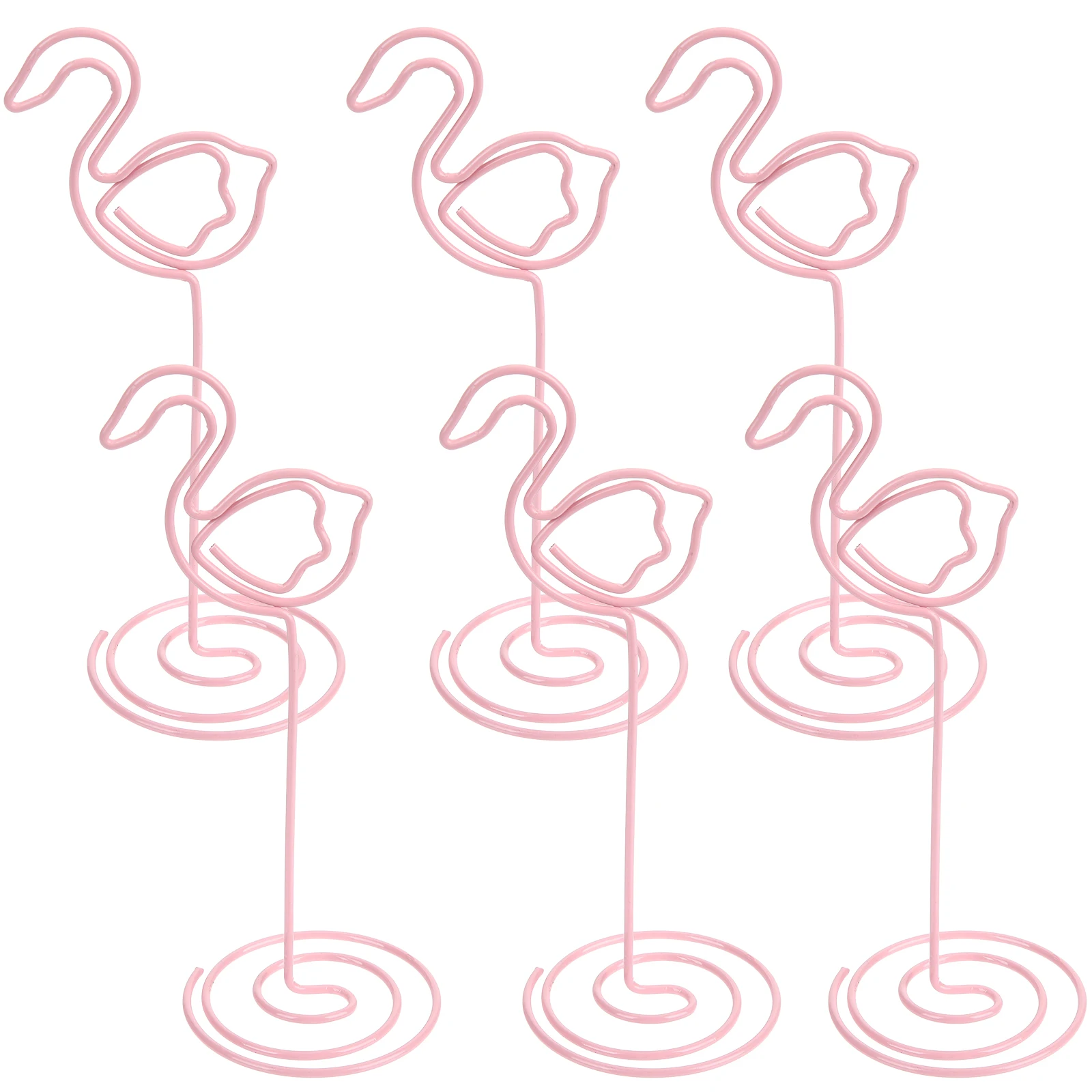 

6pcs Message Holder Table Place Cards Clips Number Stand Place Card Photo Clip Elegant Wedding Memo Holder