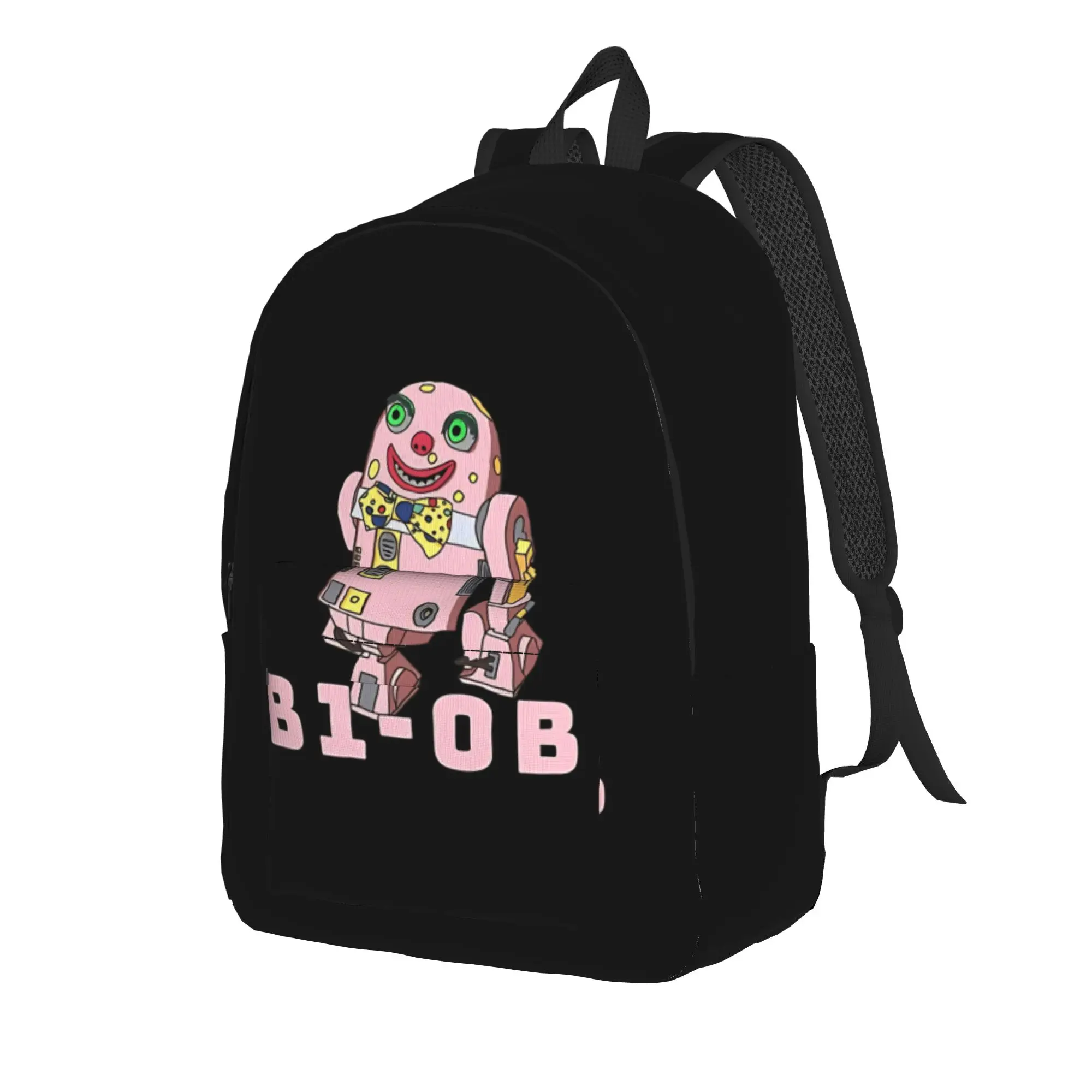 Mr Blobby Schoolbag Back to school season blob cartoon   Harajuku Design Backpack