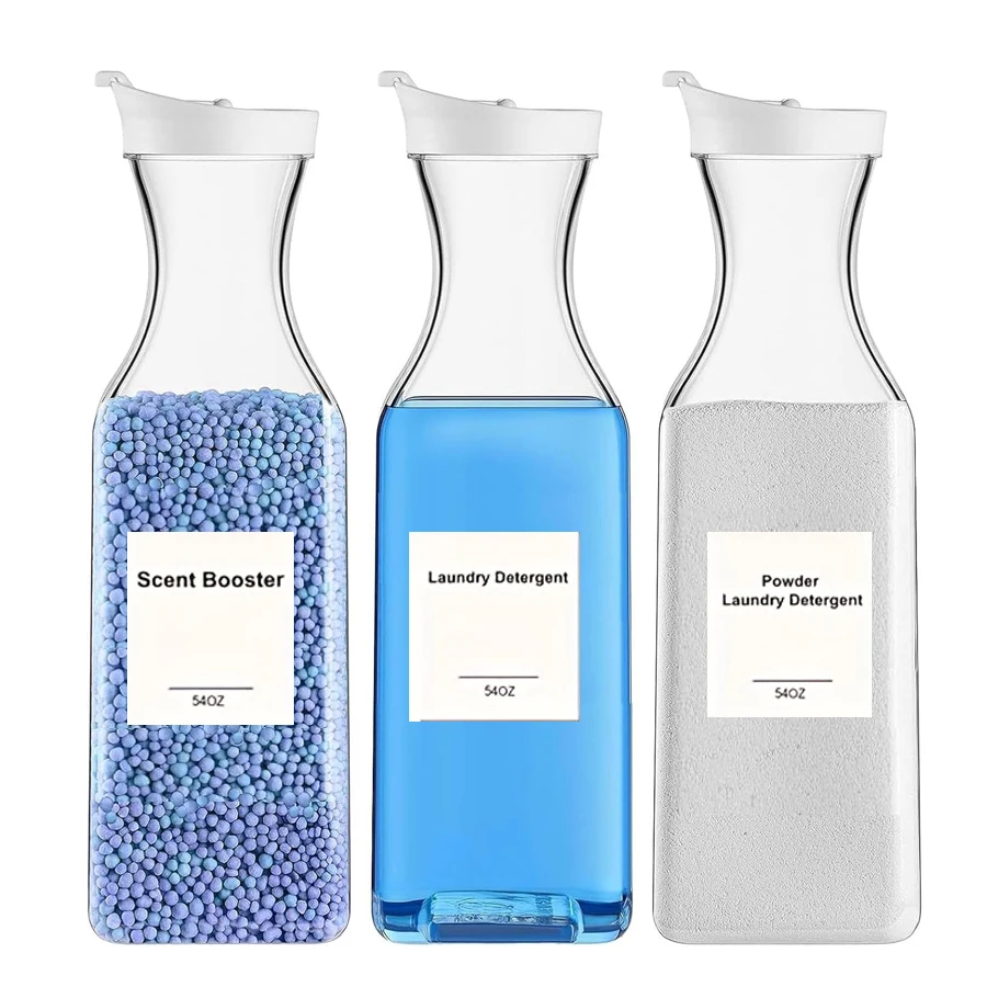 Laundry Detergent Dispenser Fabric Softener Dispenser Plastic Liquid Laundry Detergent Container Laundry Detergent Organizer