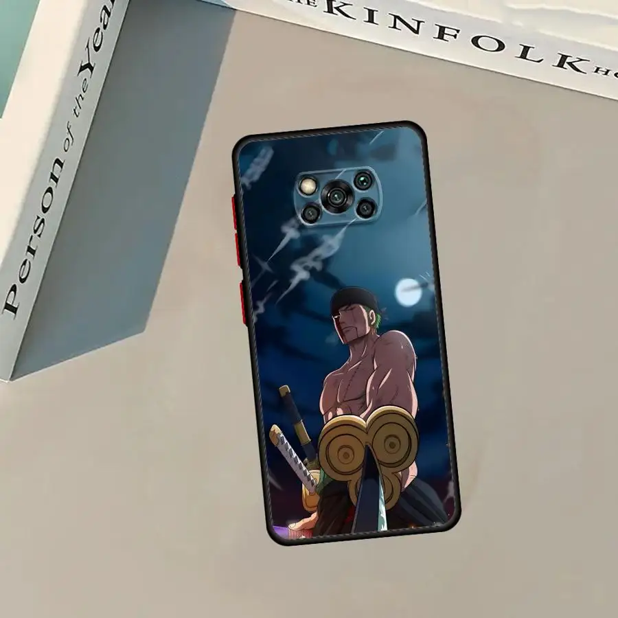 Capa para xiaomi poco c50 f3 m5s c51 x3 x4 x5 pro c40 x3 nfc capa traseira de telefone uma peça fofa luffy