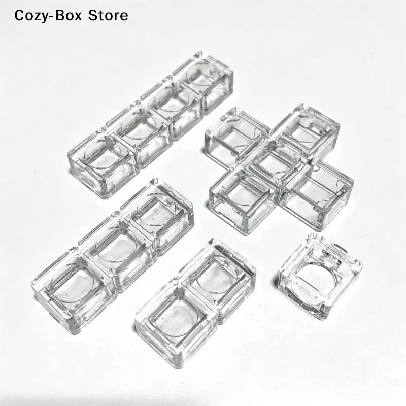 [ZY]Clear Keyboard Stand Dy Keyboards Keychain For Different Keycap Button Fidget Keyring Switch Tester Fidget Pendants[ZY]
