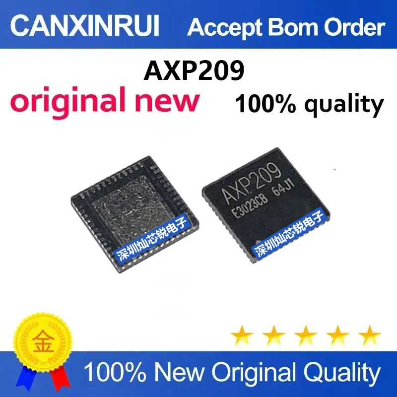 (5-100pieces)Brand new original AXP209 power management chip, QFN48 package, specially designed for tablets
