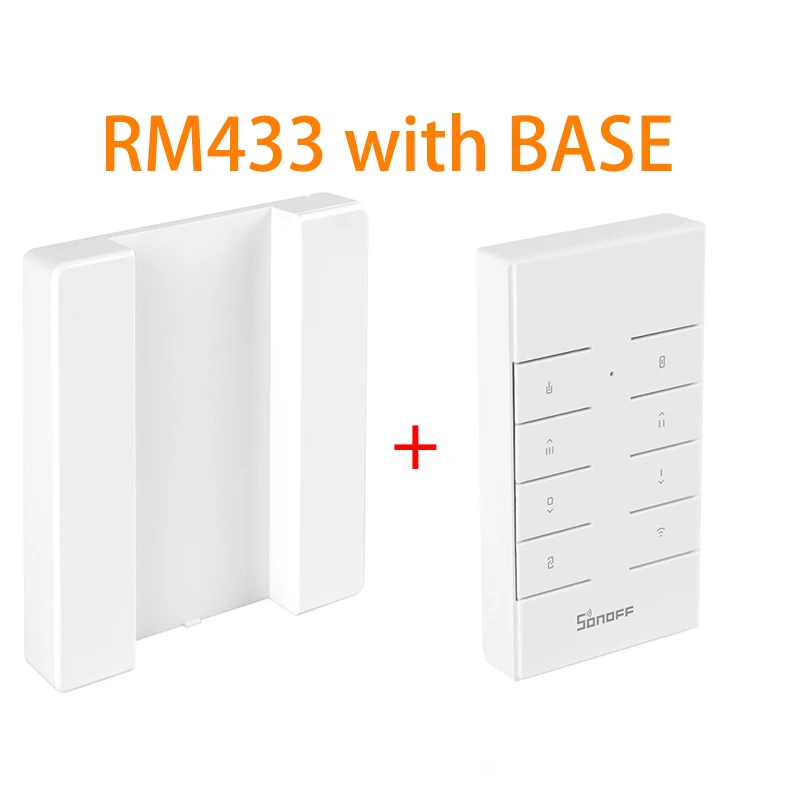 RM433 8 Keys Multipurpose Custom 433 MHz RF Remote Controller BASE Works With SONOFF RF/Slampher/4CH Pro/TX Series/RF Bridge