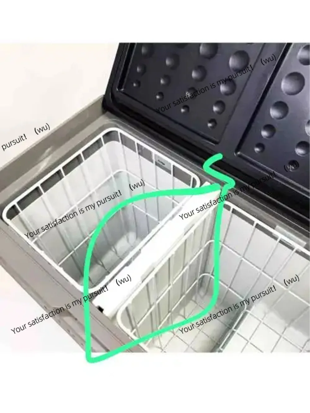 Suitable for Alpicool car refrigerator T36L T50L T60L refrigerator baffle, handle, wheel accessories