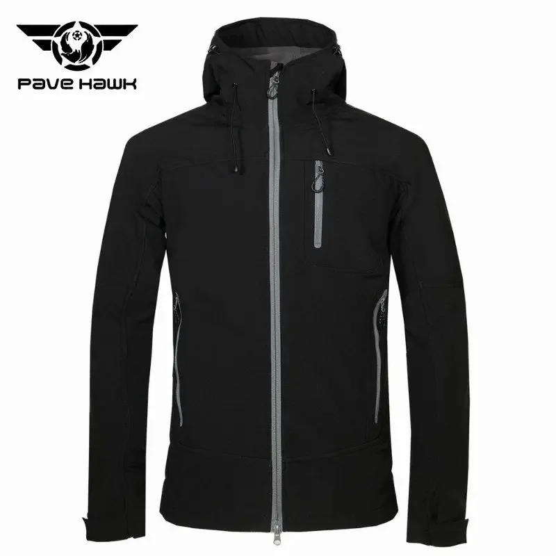 

Men Outdoor Climbing Charge Coat Windproof Waterproof Breathable Composite Fleece Jacket Warm Durable Hiking