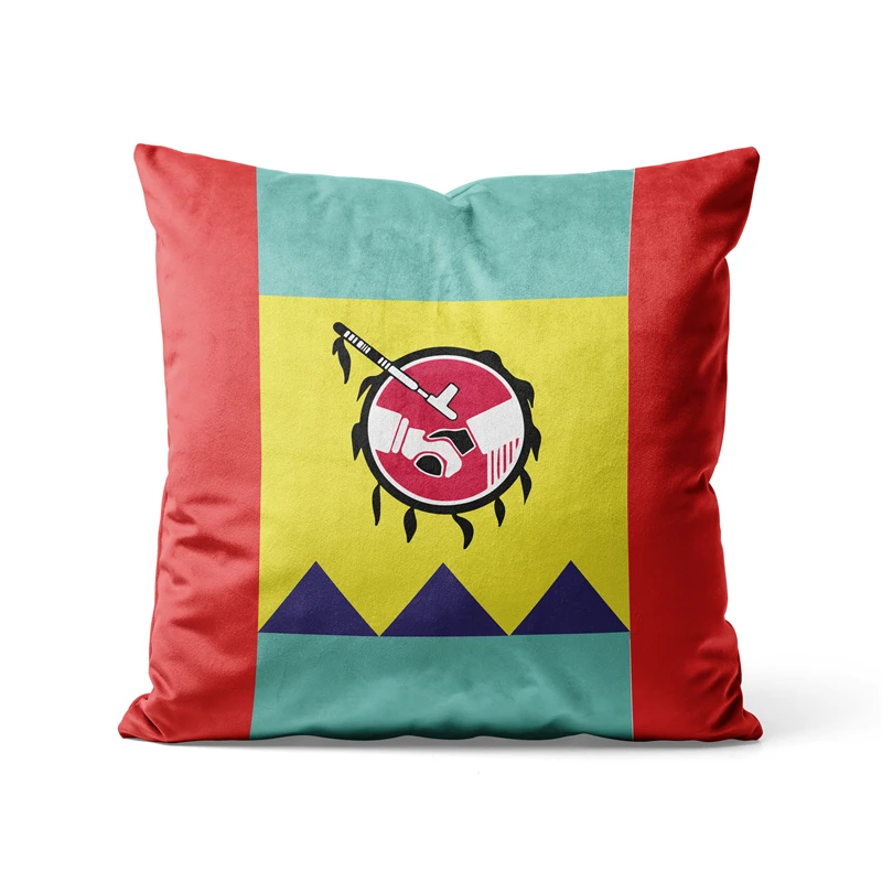 Gaslight Gatekeep Girlboss Stoney Nakoda Nation Throw Pillow Covers Cushion Cases Pillowcases for Sofa 45cm x 45cm