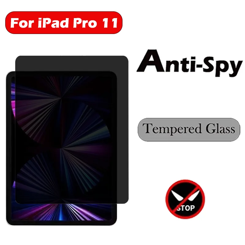 Privacy Tempered Glass For iPad Pro 11 2024 Anti Spy Screen for IPAD Pro 11 Glass Film