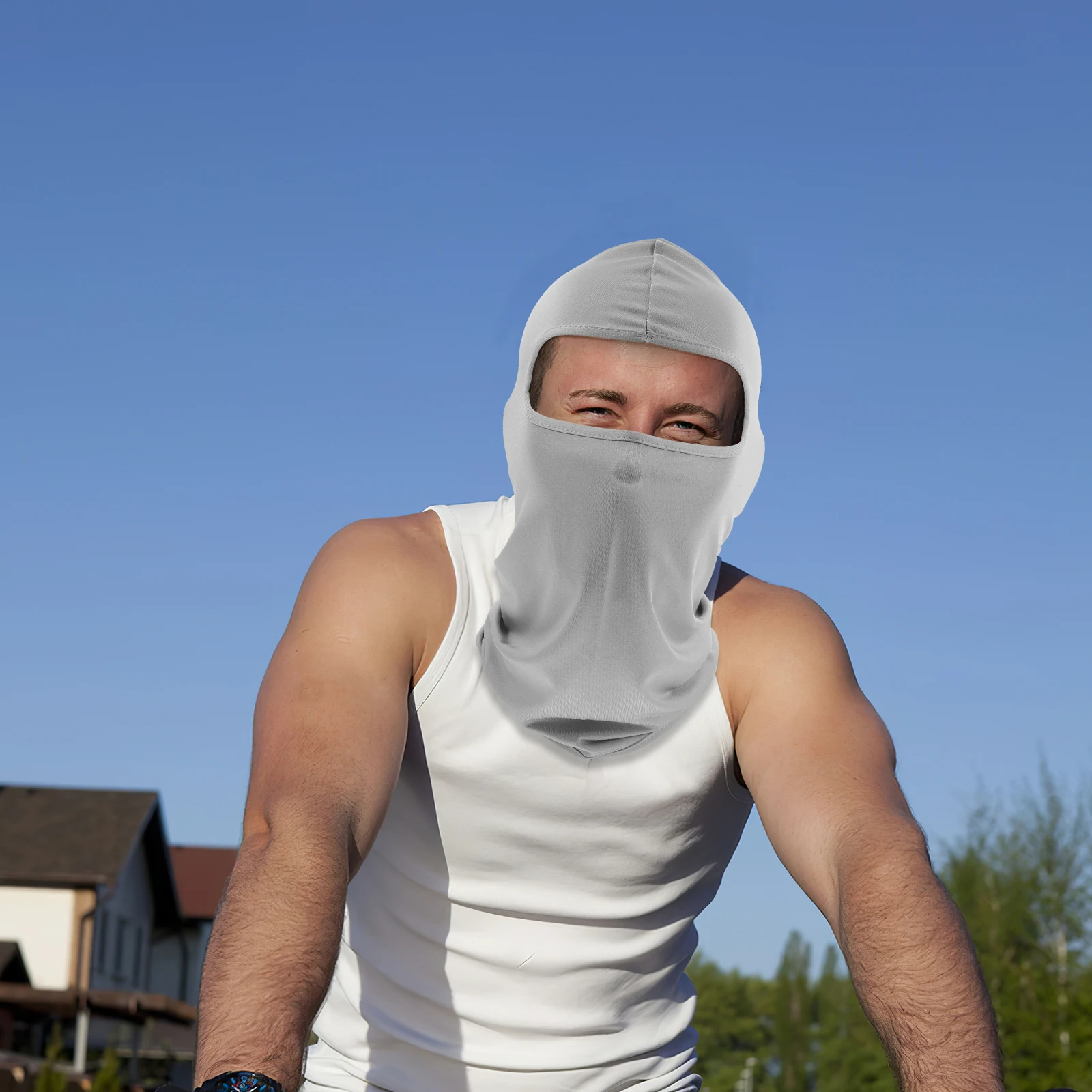 

Balaclava Face Mask Motorcycle Ski Mask Men Breathable Neck Gaiter For Cycling Riding Skiing Face Gaiter For Men Women