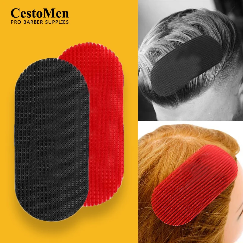 Bangs Hair Gripper Sticker Hairdressing Magic Nylon Barber Grippers Mens Oil Head Engrave Cutting Styling Accessories