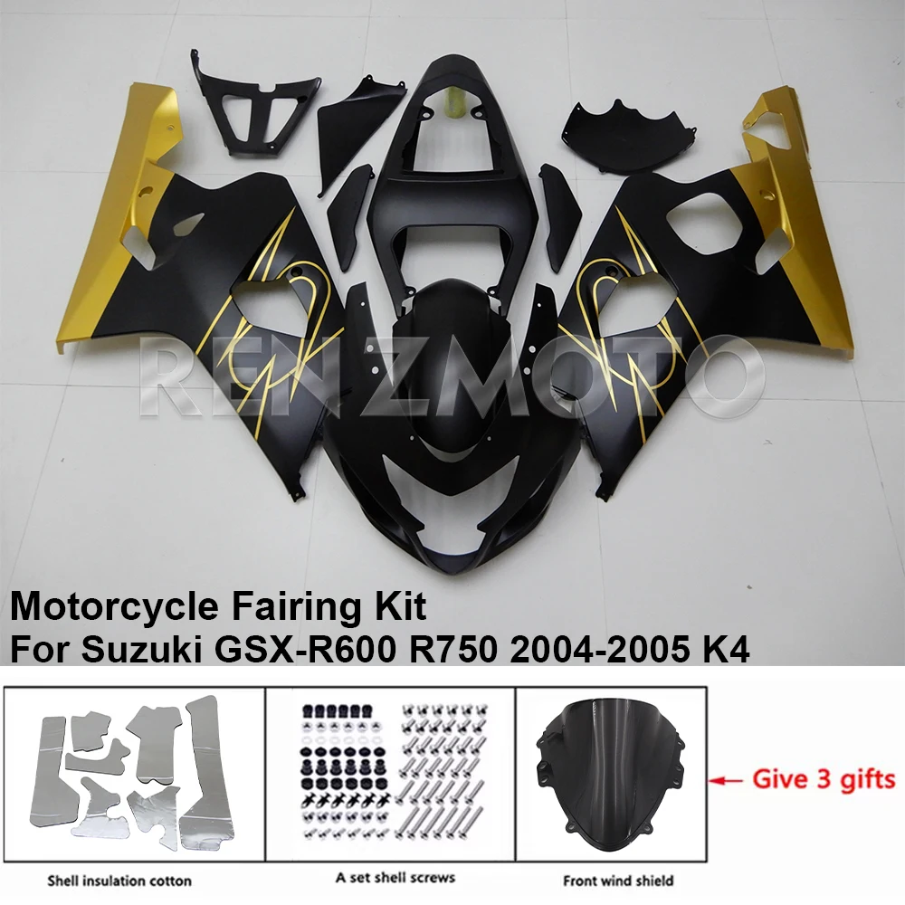 

S0604-122A For Suzuki GSX-R600 R750 04-05 K4 K5 Fairing Motorcycle Set Body Kit Decoration Plastic Guard Plate Accessories Shell