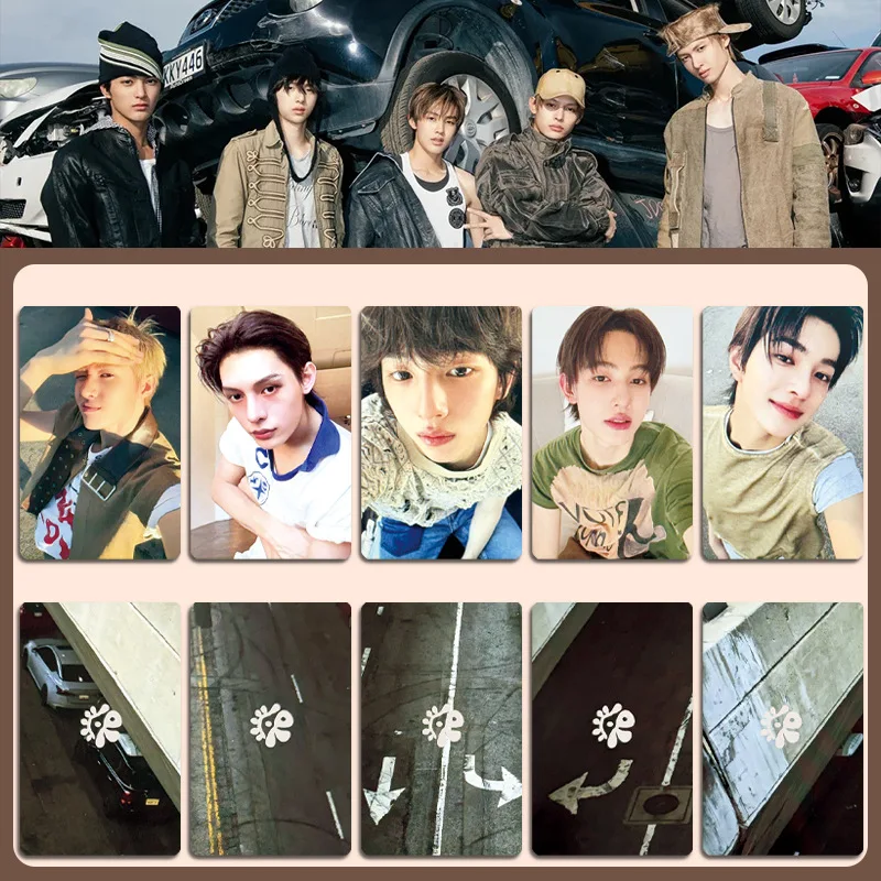 بطاقات صور Kpop CORTIS COLOR OUTSIDE THE LINES EP بطباعة مزدوجة الجوانب بطاقة LOMO مجموعة هدية لمحبي جيمس مارتن جوشون