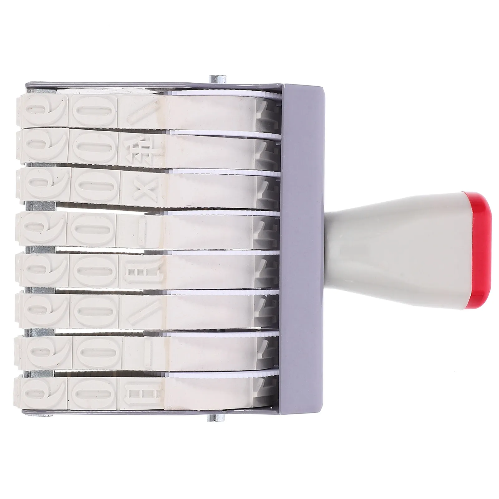 

8-Digit Handheld Rubber Plastic Date Rolling Stamp Portable Multi-Use Daily Office File Stamper for Gifts Cards Labels Bags