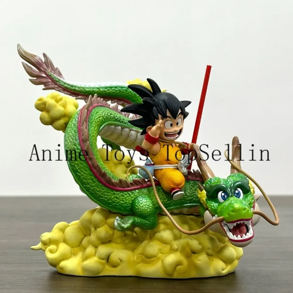 15cm Anime Dragon Ball Figure Goku and Dragon Figure PVC Action Figures Collection Model Toys Gifts