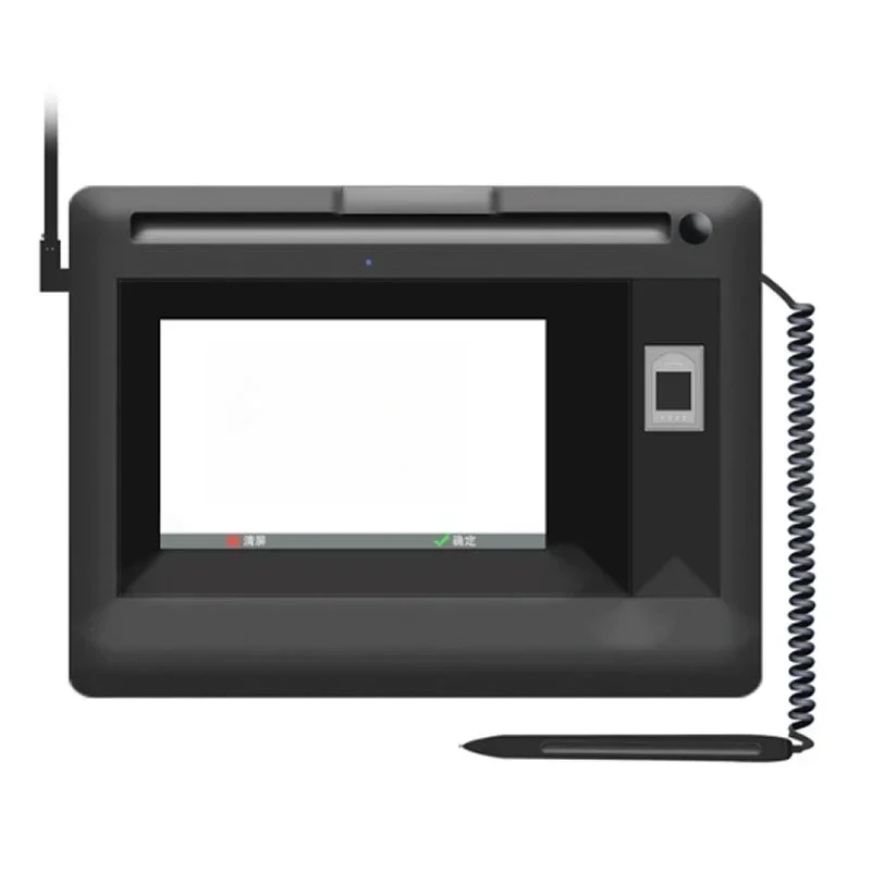 

LCD fingerprint signature board L501G handwriting board PDF signature Office signature WPS secondary development SDK