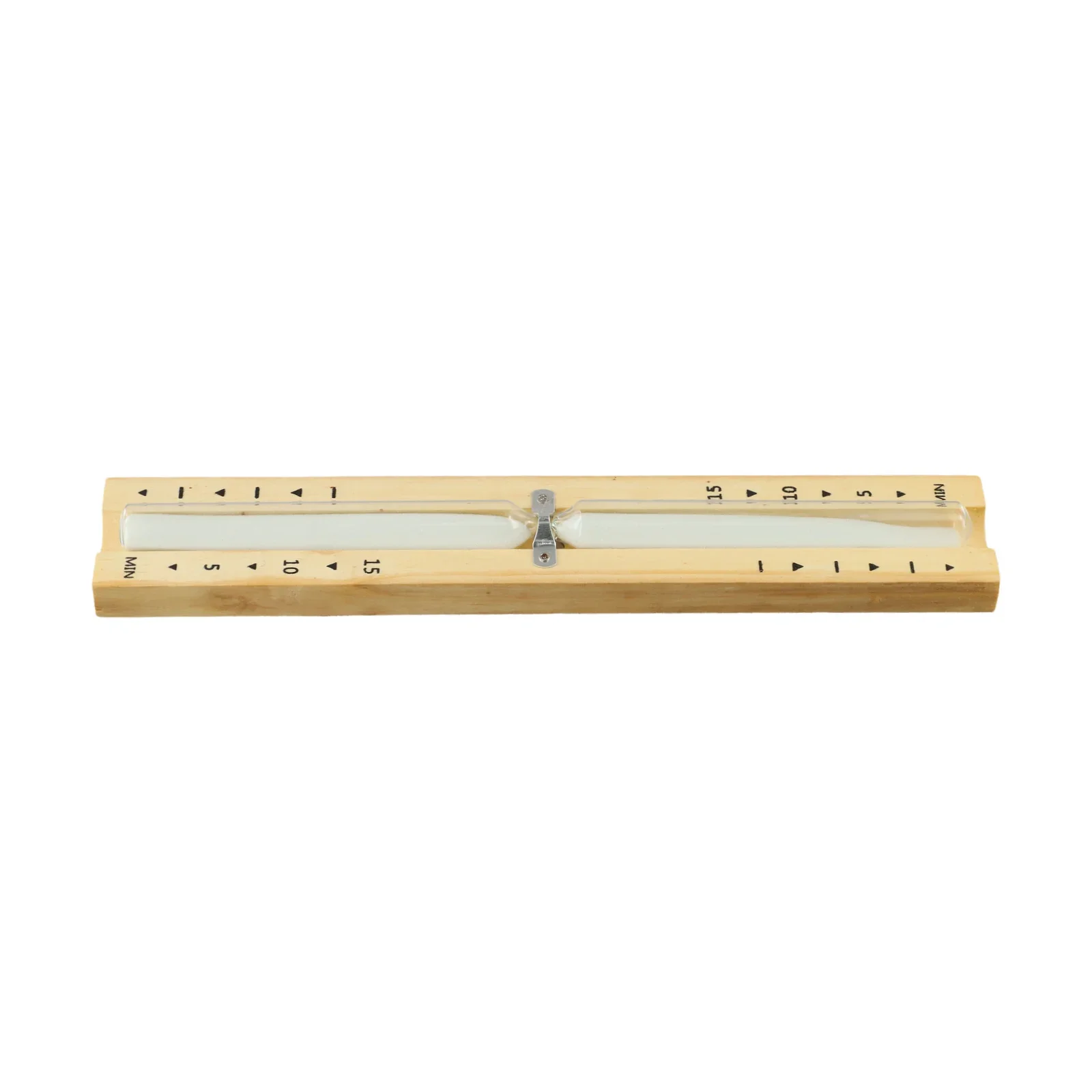 1pc White 15-Minute Wood Sauna Timer Moisture-proof Sand Timer Smooth Rotation Adjustments Sand Timer For Traditional Sauna