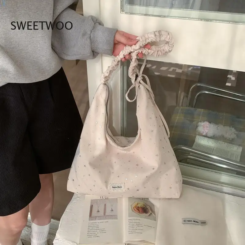 2026 Bubble Ruched Single Shoulder Bag Soft Texture Mini Crossbody Purse for Young Girls Daily Match