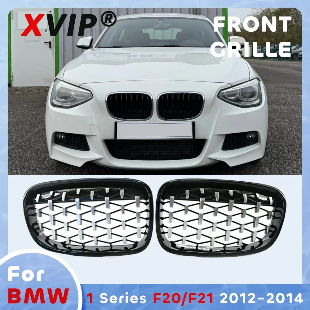 

XVIP Diamonds Style Front Bumper Grille Decorations Car Accessories For BMW 1-Series F20/F21 2012-2014 114i 116i 118i 120i 125i