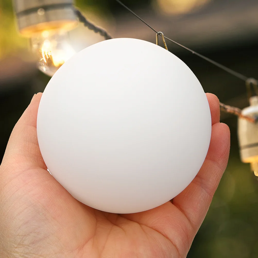 

Outdoor Milky White Ball Lampshade Light Bulbs Floor Shades Acrylic Sphere Wall