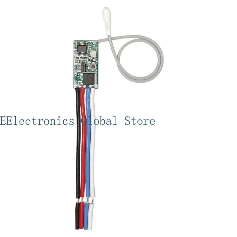 462B 433MHz Receiver Module, Single Channel Control Board with 3.7V-24V Input for Light and Gate Control Daily Use Tasks