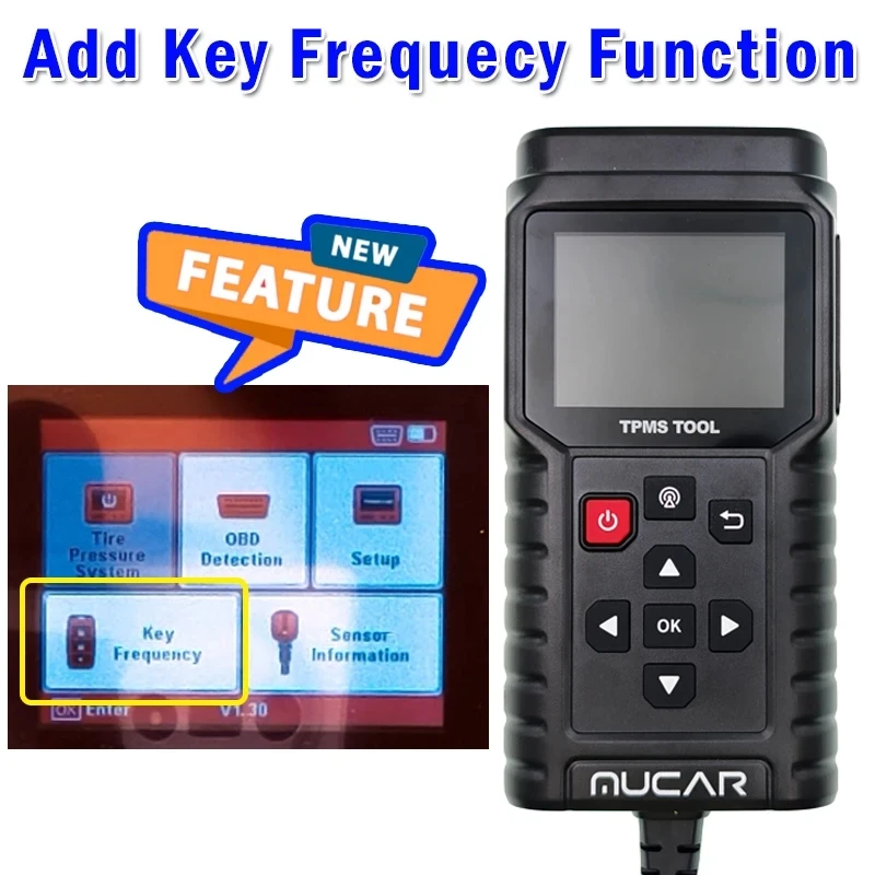 MUCAR TPMS T90 Programmer S3 2in1 Car Tire Pressure Diagnosis Tool TPMS Sensor Service Tool 315MHz 433MHz PK THINKCAR T90 G2