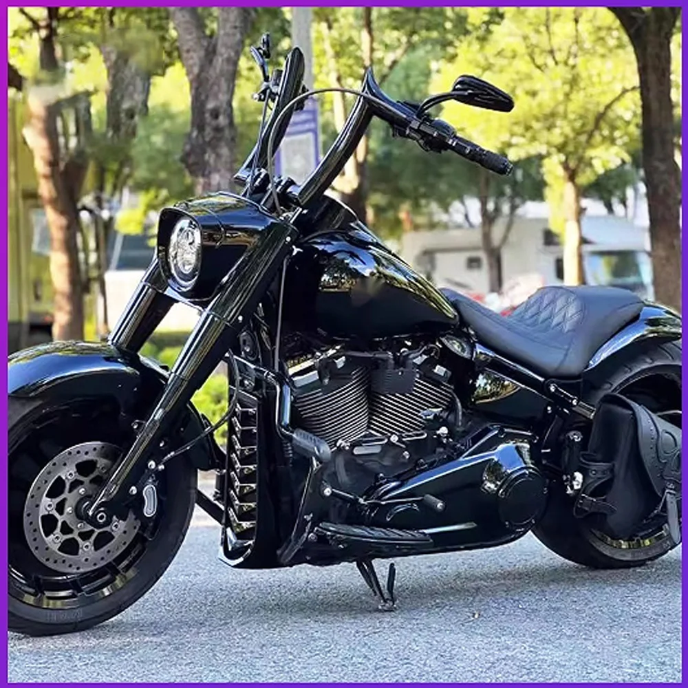 For Harley 883 X48 Breakout Fat Boy Road Glide Street Glide Road King Handlebar Grips 1