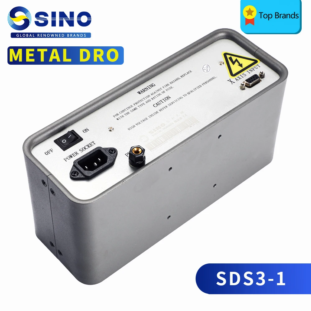 SINO All Metal SDS3-1 DRO single-Axis Digital Readout  Kit And KA 300 Linear Scale Grating Ruler For Milling/lathe Machine