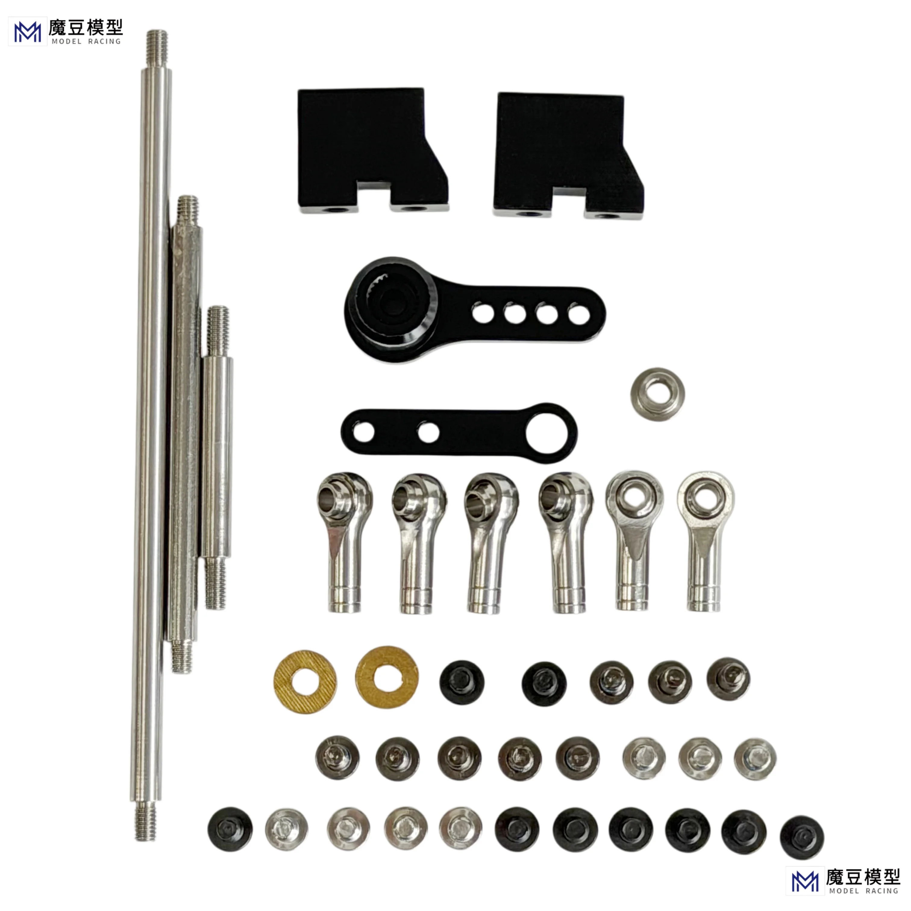 MODO Modell für 1/14 Tamiya Quiet Point Universal-Lenkstange Lenkgestänge DIY Modifiziertes Automodell Magic Bean RC Zubehör – Detail 5