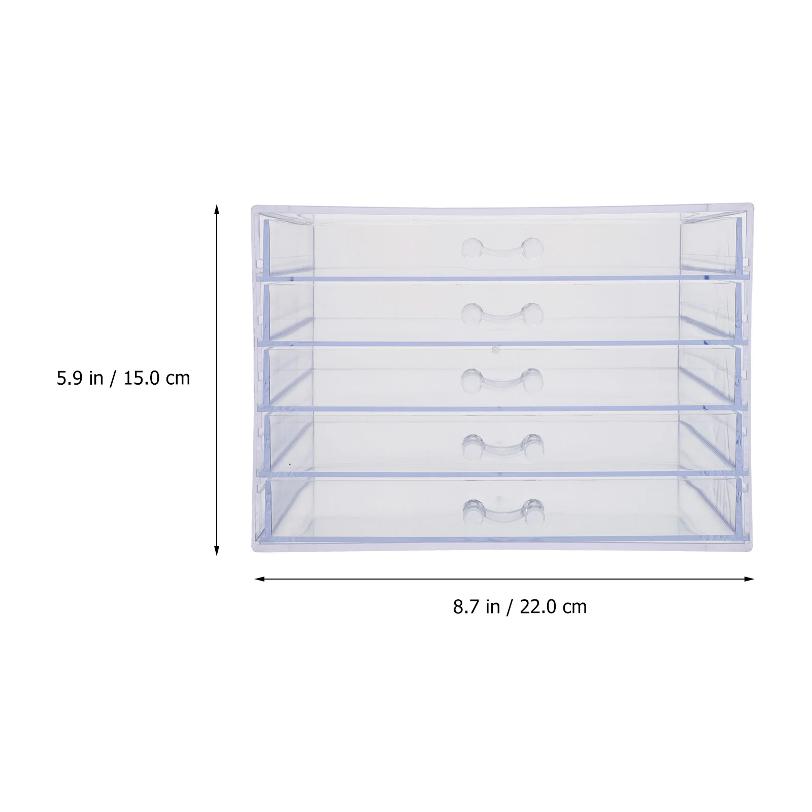 Storage Nail Box Acrylic Drawers Makeup Organizer Tools Accessories Container Display Products Transparent Jewelry Clear Case